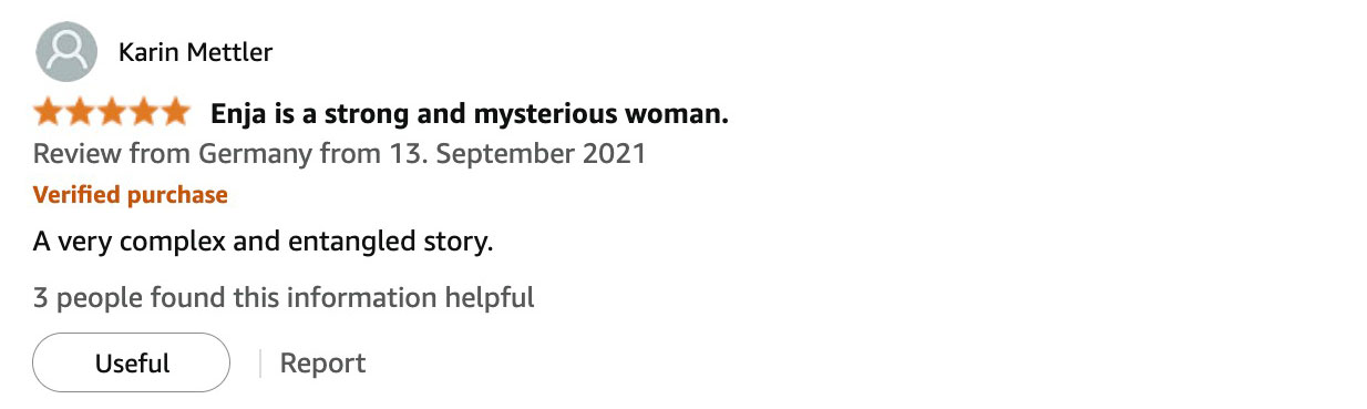 Amazon reader review 16 of The Highlanderess